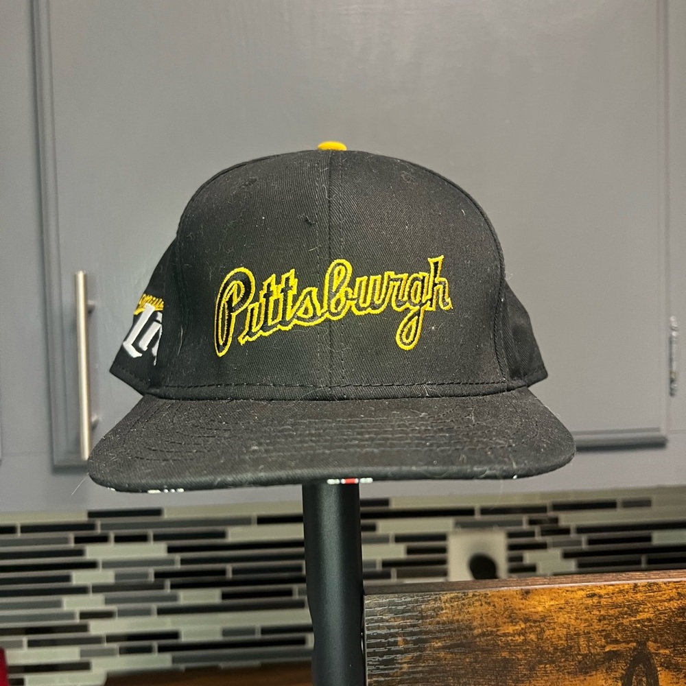 Pittsburgh Pirates x Miller Lite Black and Yellow SnapBack - Genuine Merchandise